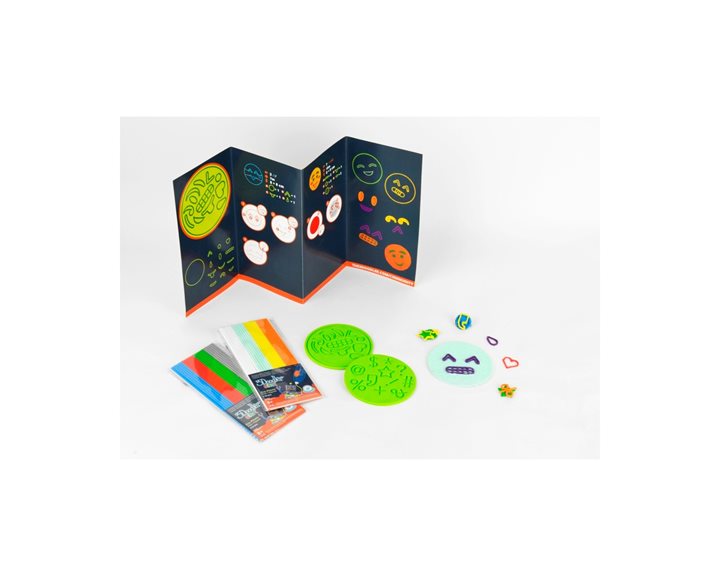3Doodler Start DoodleBlock Emoji-Symbols Kit + 48 Strands