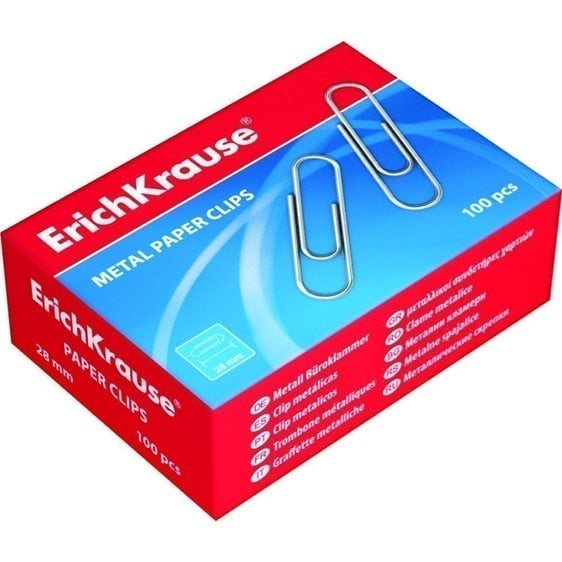 Συνδετήρες ErichKrause 28mm 100pcs 7855