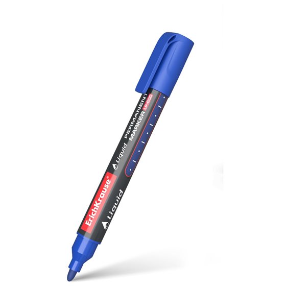 Μαρκαδόρος Ανεξίτηλος ErichKrause LP-600 Liquid Blue 48770