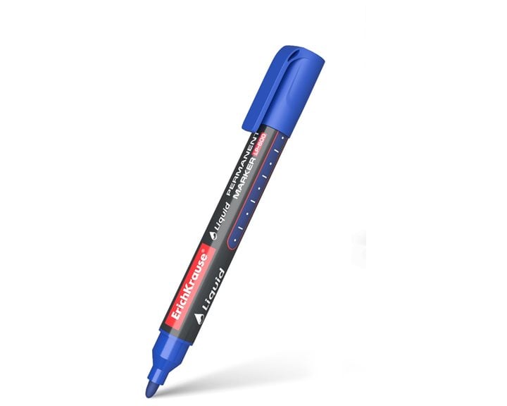 Μαρκαδόρος Ανεξίτηλος ErichKrause LP-600 Liquid Blue 48770