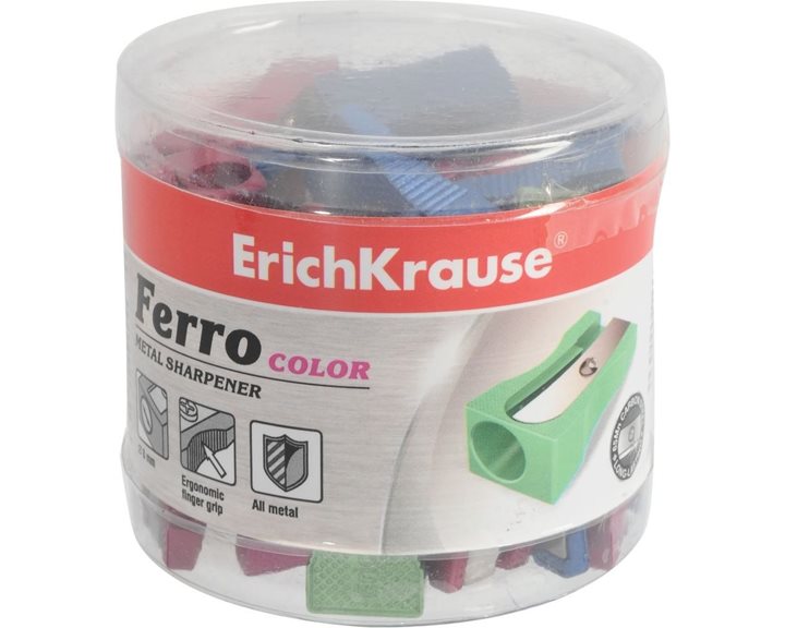 Ξύστρα Mονή Μεταλλική Erichkrause Ferro Color 38014