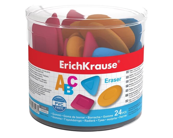 Γόμα ErichKrause ABC Διάφορα Χρώματα 34648