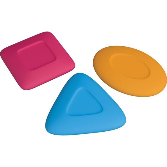 Γόμα ErichKrause ABC Διάφορα Χρώματα 34648