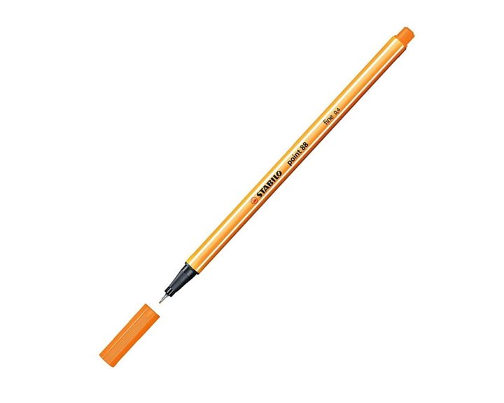 Μαρκαδόρος STABILO Point 0.4mm 88/54 Orange