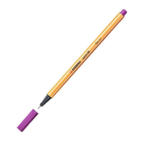 Μαρκαδόρος STABILO Point 0.4mm 88/58 Lilac