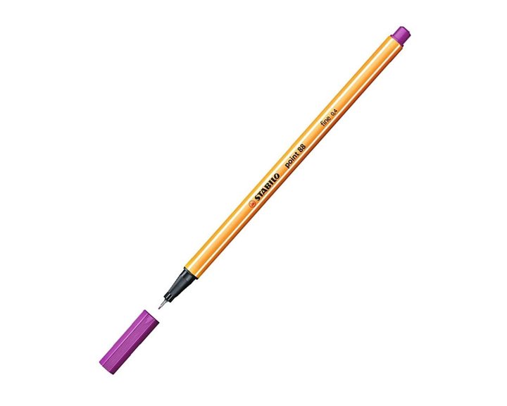 Μαρκαδόρος STABILO Point 0.4mm 88/58 Lilac