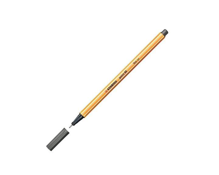 Μαρκαδόρος Stabilo Point 0.4mm 88/96 Dark Gray