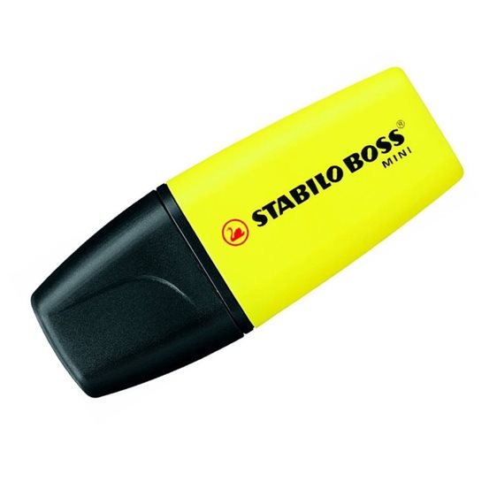 Μαρκαδόρος Υπογράμμισης Stabilo Boss Mini Κίτρινος 07/24