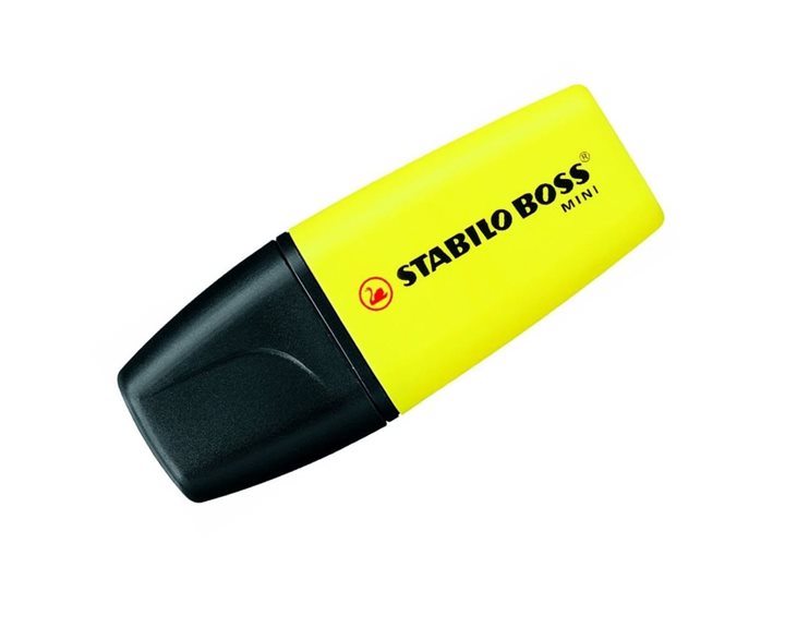 Μαρκαδόρος Υπογράμμισης Stabilo Boss Mini Κίτρινος 07/24