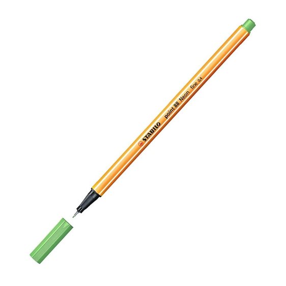 Μαρκαδόρος STABILO Point 0.4mm Neon 88/033 Green
