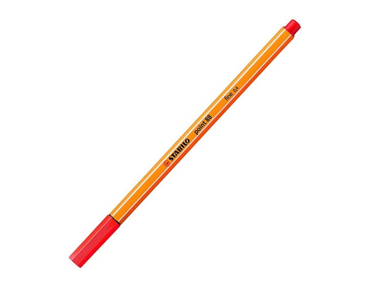 Μαρκαδόρος STABILO Point 0.4mm 88/48 Light Red