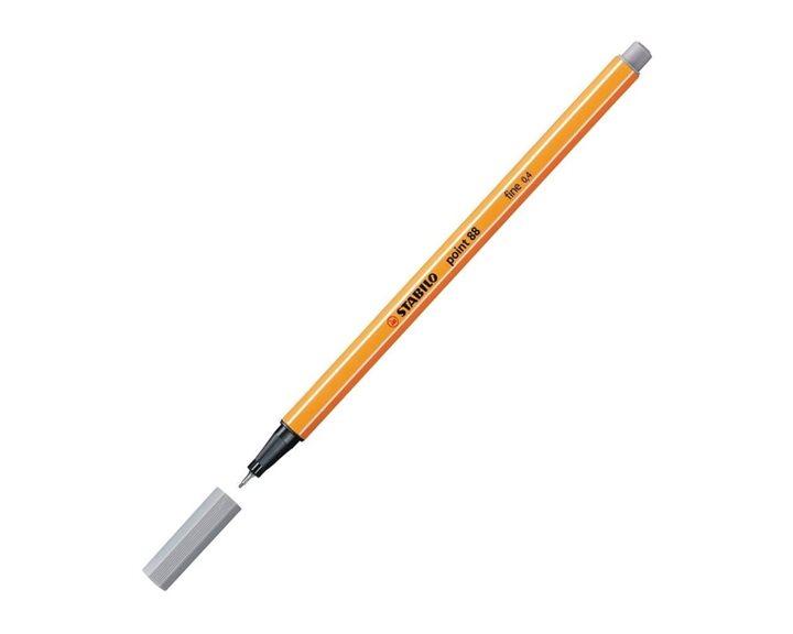 Μαρκαδόρος STABILO Point 0.4mm 88/95 Medium Cold Gray