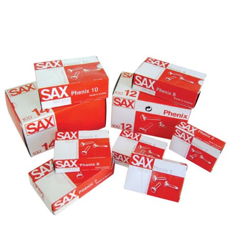 Διπλοκάρφα Sax Phenix No12 70mm 100τεμ