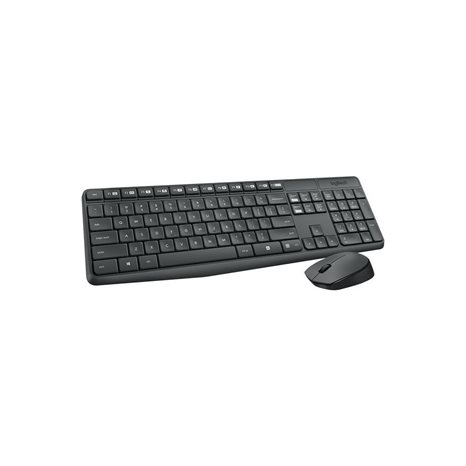 Logitech MK235 Desktop Combo GR (Black, Wireless) (LOGMK235GR)