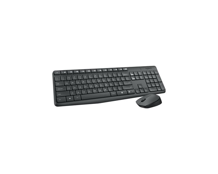 Logitech MK235 Desktop Combo GR (Black, Wireless) (LOGMK235GR)