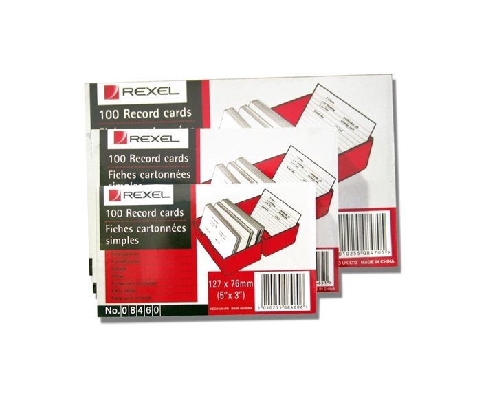Καρτέλα Rexel No8470 203x127mm 100τεμ