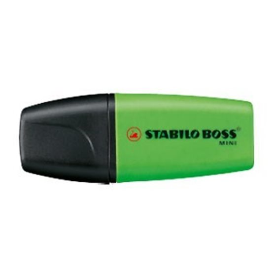 Μαρκαδόρος Υπογράμμισης Stabilo Boss Mini Πράσινος 07/33