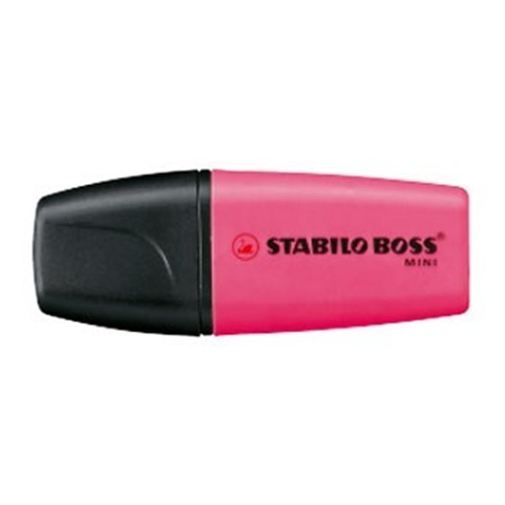 Μαρκαδόρος Υπογράμμισης Stabilo Boss Mini Ροζ 07/56