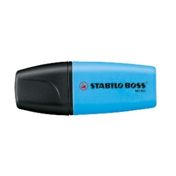 Μαρκαδόρος Υπογράμμισης Stabilo Boss Mini Μπλε 07/31