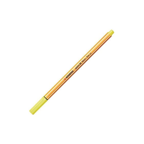 Μαρκαδόρος Stabilo Point 0.4mm Neon 88/024 Yellow