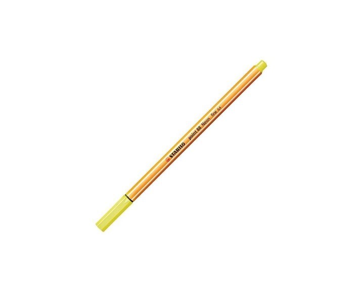 Μαρκαδόρος Stabilo Point 0.4mm Neon 88/024 Yellow