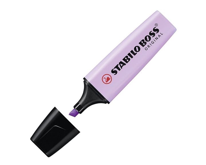 Μαρκαδόρος Stabilo Boss 70/155 Pastel Λιλά