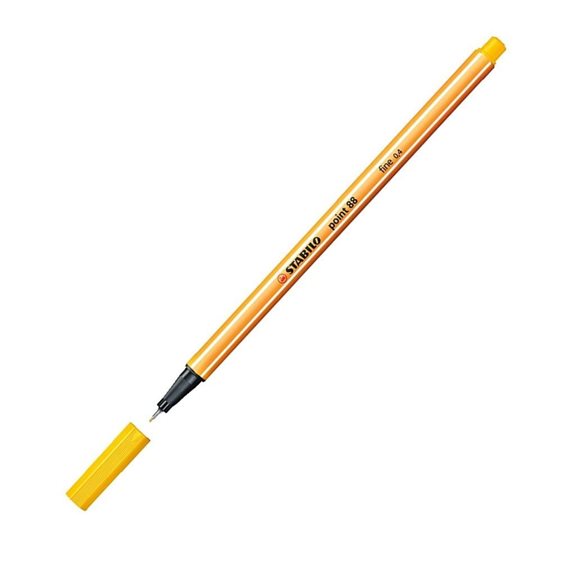 Μαρκαδόρος Stabilo Point 0.4mm 88/44 Yellow