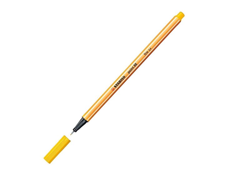 Μαρκαδόρος Stabilo Point 0.4mm 88/44 Yellow