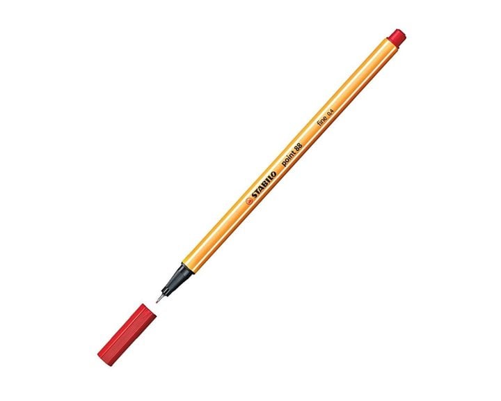 Μαρκαδόρος Stabilo Point 0.4mm 88/40 Red