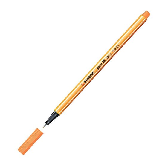 Μαρκαδόρος Stabilo Point 0.4mm Neon 88/054 Orange