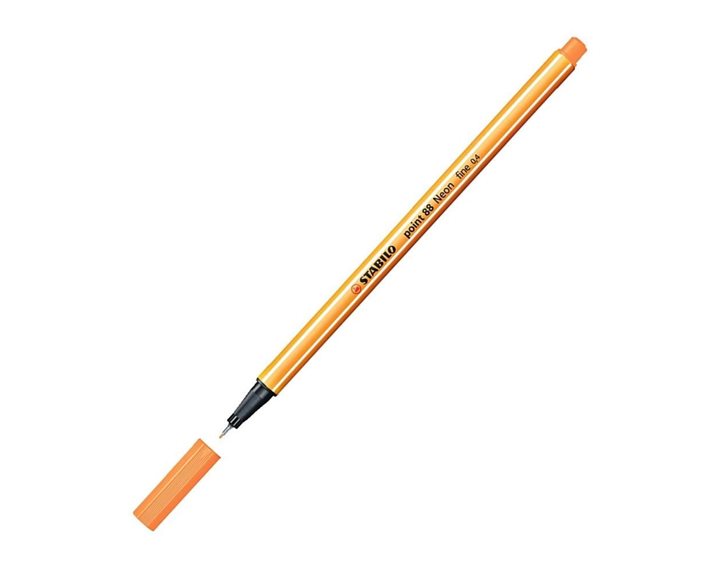 Μαρκαδόρος STABILO Point 0.4mm Neon 88/054 Orange
