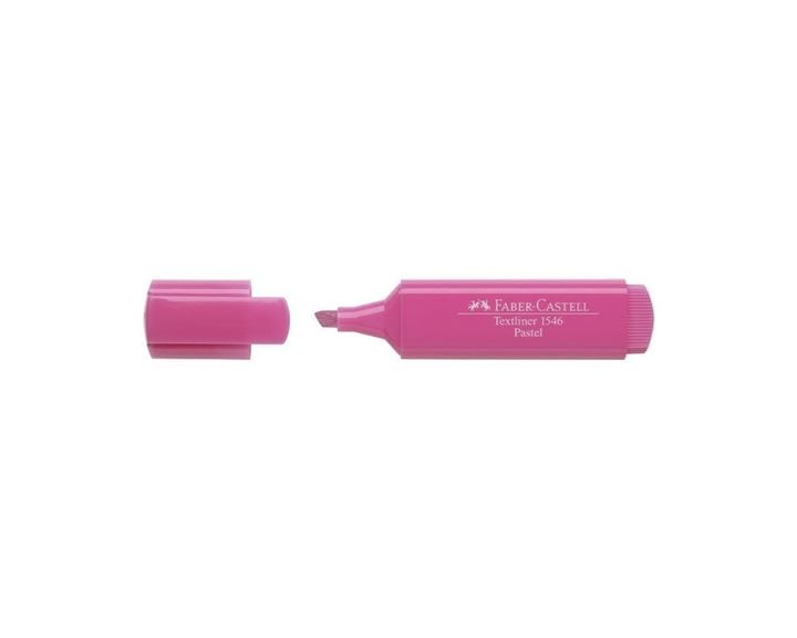 Μαρκάδορος Υπογράμμισης Faber-Castell Παστέλ Ροζ 154654