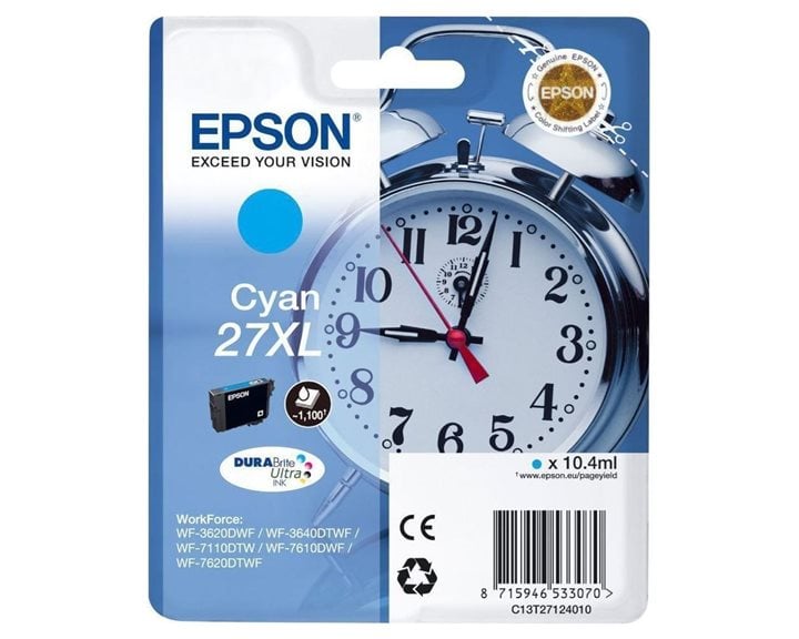 Μελάνι Epson 27XL Cyan C13T27124012