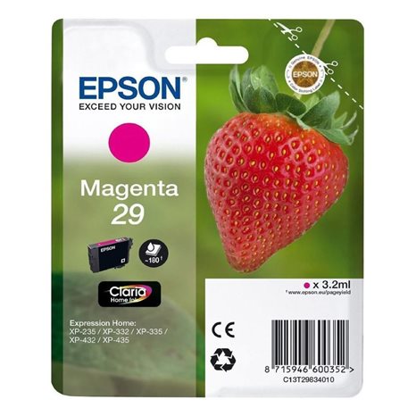 Μελάνι Epson 29 Claria Magenta C13T29834012