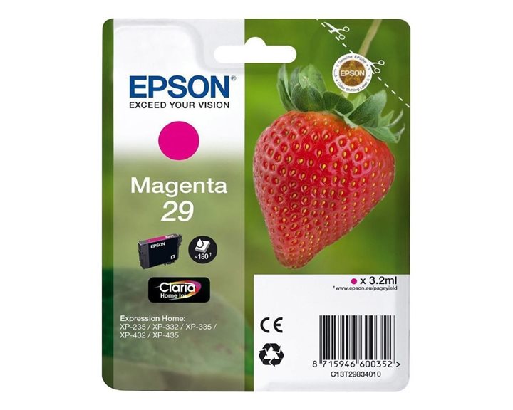 Μελάνι Epson 29 Claria Magenta C13T29834012