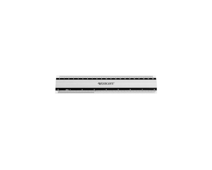 Χάρακας Μεταλλικός Westcott 20cm