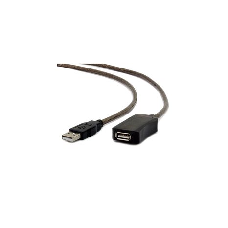 CABLEXPERT ACTIVE USB EXTENSION CABLE BLACK 10M