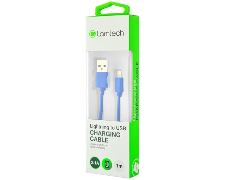 Lamtech Datacable Micro USB 1m Blue
