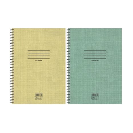 Τετράδιο Σπιράλ 17x25 Salko Colorline 2Θ.7852