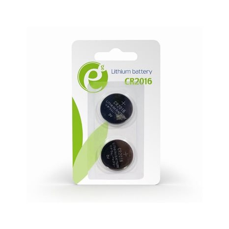 ENERGENIE BUTTON CELL CR2016 2-PACK