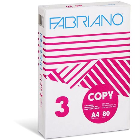Χαρτί Φωτοτυπικό Α4 Fabriano Copy3 80gr 500φ