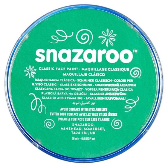 Snazaroo 18ml Κρέμα Face Painting Classic Bright Green