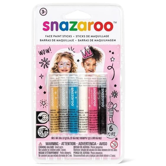 Snazaroo 6 Κραγιόνια Face Painting Fantasy
