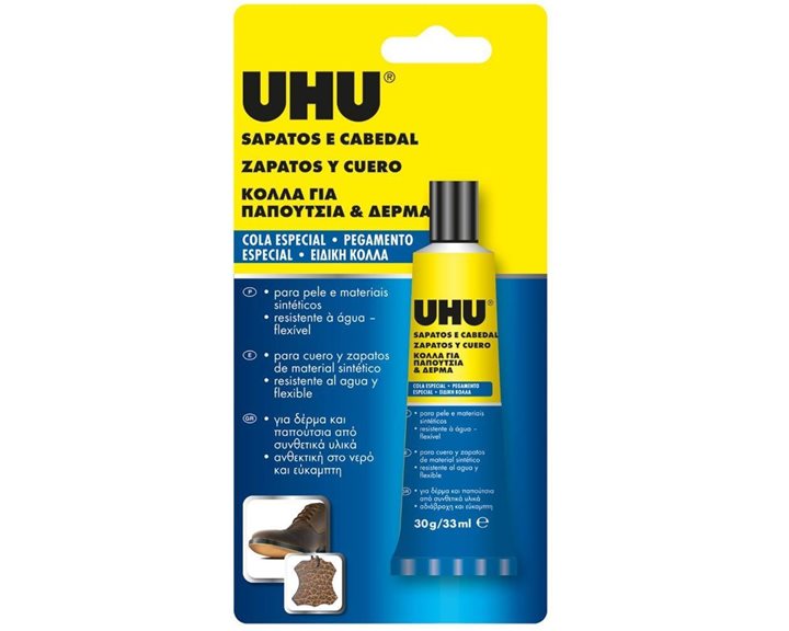 Κόλλα Uhu Shoe & Leather 34m