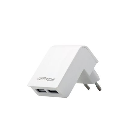 ENERGENIE 2-PORT UNIVERSAL CHARGER 2.1A WHITE