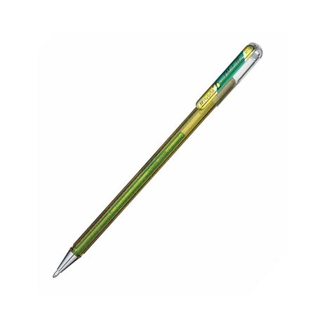 Στυλό Metallic Gel DualPentel Πράσινο-Κίτρινο