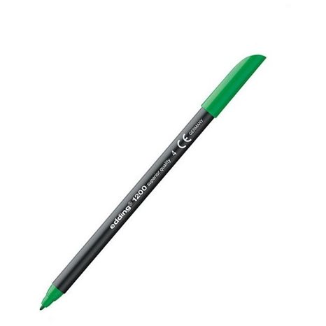 Μαρκαδόρος Edding 1200 Ανεξίτηλος Ψιλής Γραφής 0.5-1mm Πράσινο