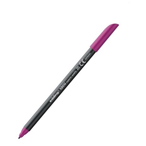 Μαρκαδόρος Edding 1200 Ανεξίτηλος Ψιλής Γραφής 0.5-1mm Magenta