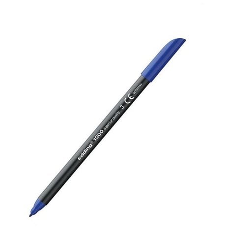 Μαρκαδόρος Edding 1200 Ανεξίτηλος Ψιλής Γραφής 0.5-1mm Μπλέ