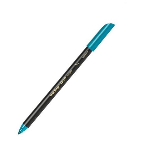 Μαρκαδόρος Edding 1200 Μεταλλικός Ψιλής Γραφής 1-3mm Τιρκουάζ